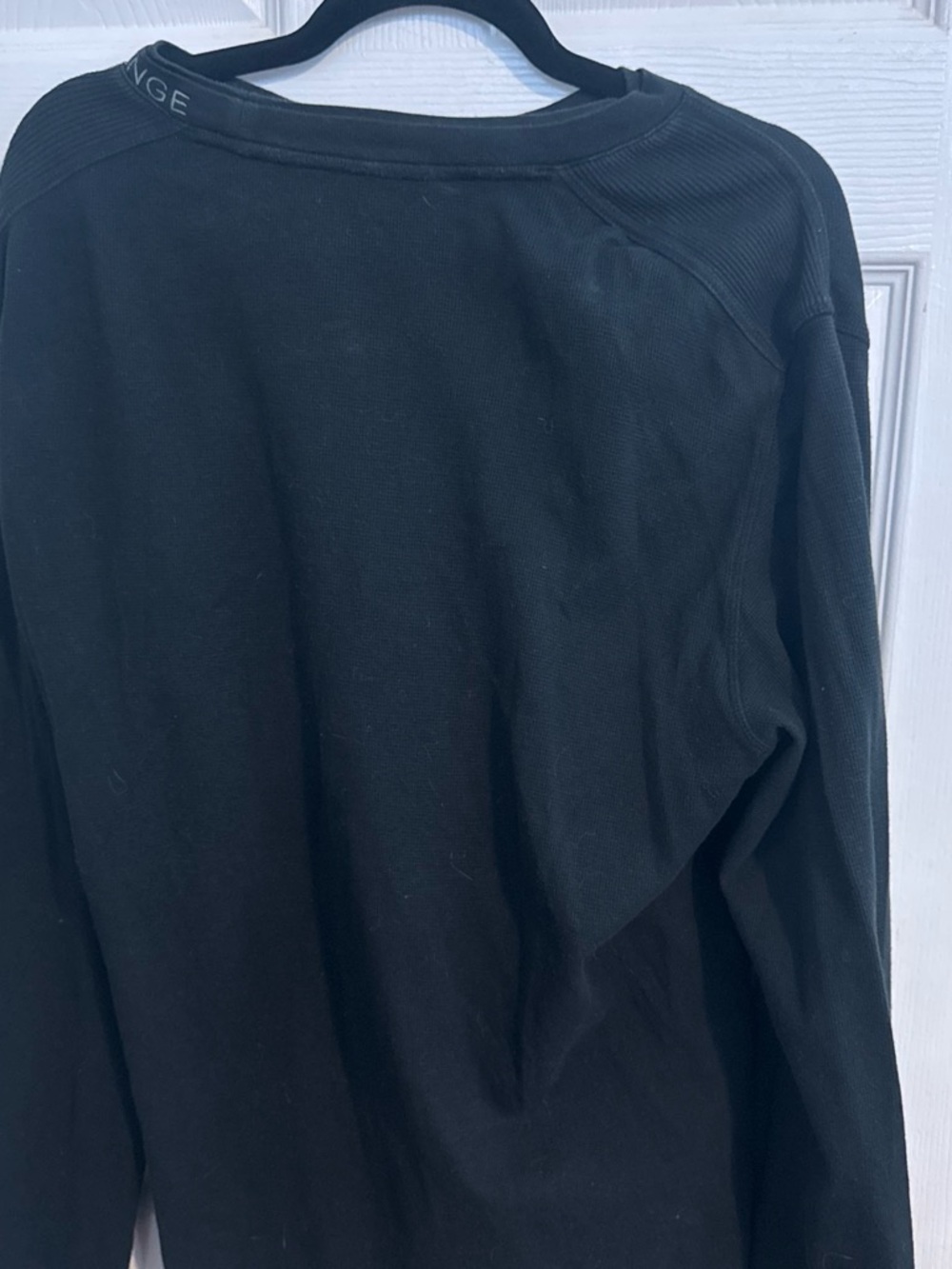 Armani Exchange Black Long Sleeve Crew